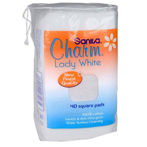 Sanita – Charm 100% Cotton Pads -240 (80×2+1) pads