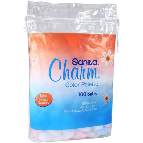 Sanita – Charm kleur 100% katoen balle – 100 balle