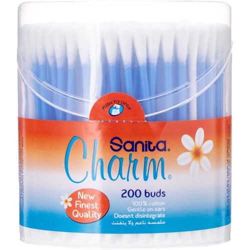 Sanita – Charm Cotton 100% – 200 buds