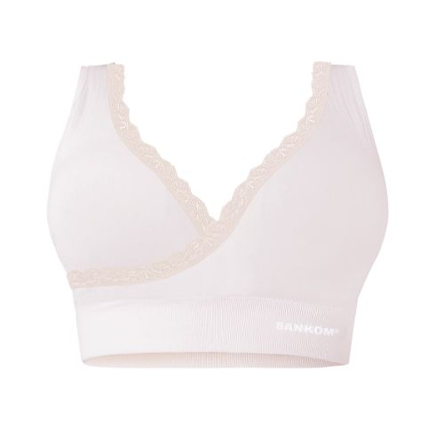 Sankom – Patent Premium Bra Met Kant, Ivoor XL/XXL