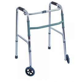 Wolaid Lightweight Folding Walker With Wheels JL9125L