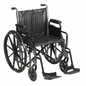 DRIVE DEVILBISS SILVER SPORT 2 WHEELCHAIR (Seat Width 20 Inch) - REGULAR FOOTREST