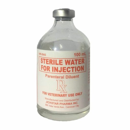 Steriele water vir inspuitings, 5ml