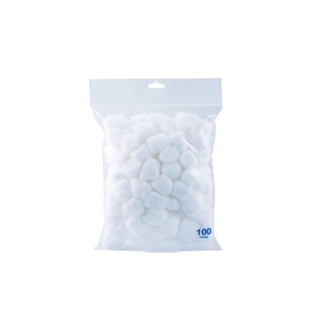 Sterilized 100% Cotton Balls Pack of 100pcs