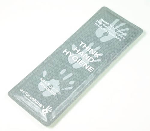 Oppervlakvel – Drukkussing (Silwer) – Groot