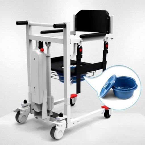 Waterptoof Electric Foldable Transfer Commode Chair-iMOVE Advance