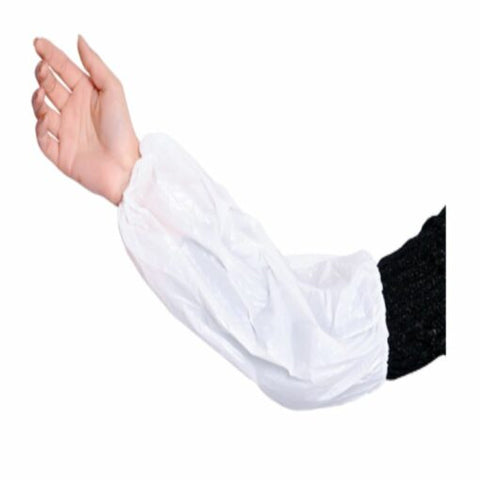 White Disposable PE Sleeves Cover