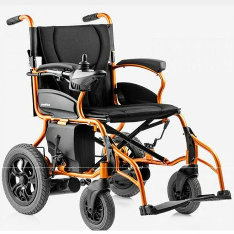 Yuwell Aluminum Foldable Power Wheelchair – 18 Inches